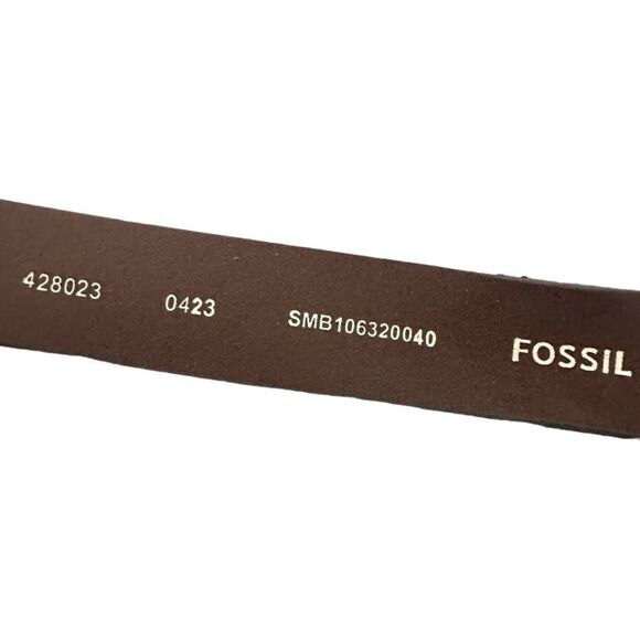Fossil Mitchell Belt Brown Samson Brown Men’s Size 40 - Picture 6 of 7